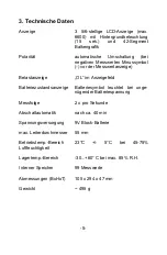 Preview for 6 page of PeakTech 1660 Operation Manual