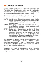 Preview for 2 page of PeakTech 2015 A Operation Manual