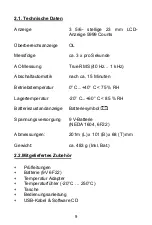 Preview for 9 page of PeakTech 2015 A Operation Manual