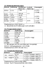 Preview for 12 page of PeakTech 2015 A Operation Manual