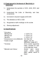 Preview for 14 page of PeakTech 205 Operation Manual