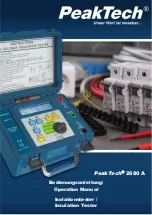 PeakTech 2680 A Operation Manual предпросмотр