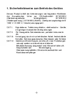 Preview for 2 page of PeakTech 2680 A Operation Manual