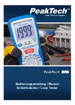 PeakTech 2715 Manual preview