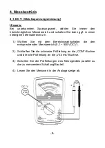 Preview for 10 page of PeakTech 3201 Operation Manual