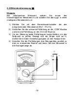 Preview for 13 page of PeakTech 3201 Operation Manual