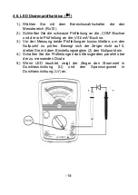 Preview for 15 page of PeakTech 3201 Operation Manual