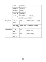 Preview for 73 page of PeakTech 3349 Operation Manual