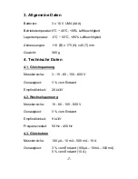 Preview for 8 page of PeakTech 3385 Operation Manual