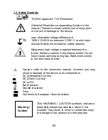 Предварительный просмотр 66 страницы PeakTech 3440 Operation Manual