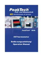 PeakTech 4960 Operation Manual preview