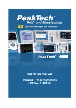 Предварительный просмотр 1 страницы PeakTech 4965 Operation Manual