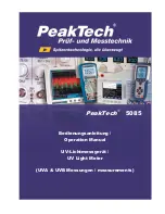 Preview for 1 page of PeakTech 5085 Operation Manual