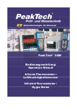 PeakTech 5090 Operation Manual preview