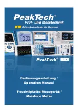 Preview for 1 page of PeakTech 5201 Operation Manual