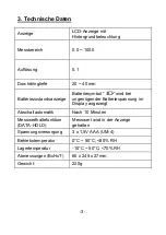 Preview for 4 page of PeakTech 5201 Operation Manual