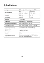 Preview for 9 page of PeakTech 5305 A Operation Manual