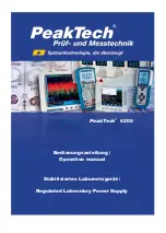 PeakTech 6205 Operation Manual preview