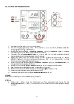 Предварительный просмотр 8 страницы PeakTech 6205 Operation Manual