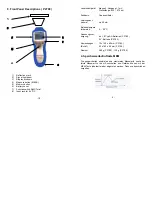 Preview for 8 page of PeakTech P 2785 Operation Manual