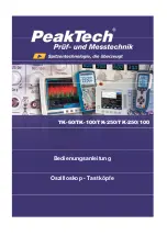 PeakTech TK-100 Operation Manual preview