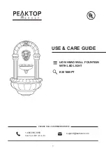 PEAKTOP 201605PT Use & Care Manual preview