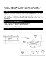 Preview for 4 page of PEAKTOP HF09501AA Use And Care Manual