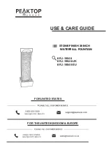 PEAKTOP RJ-19048 Use & Care Manual preview