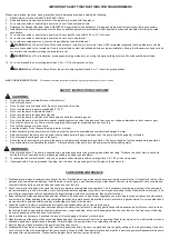 Preview for 5 page of PEAKTOP VFD8185 Use And Care Manual