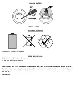 Preview for 8 page of PEAKTOP VFD8185 Use And Care Manual