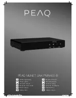 Peaq MUNET LINK PMN400-B Instruction Manual preview