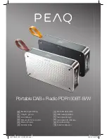 Preview for 1 page of Peaq PDR150BT-B/W User Manual