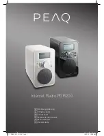 Preview for 1 page of Peaq PDR200 User Manual