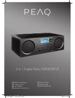 Peaq PDR350BT-B User Manual preview