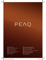 Предварительный просмотр 1 страницы Peaq PHP350BT Quick Start Manual