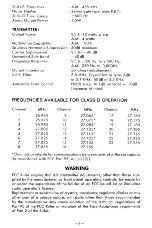 Preview for 3 page of Pearce Simpson PANTHER SSB Operating Instructions Manual