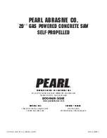 Preview for 40 page of Pearl Abrasive PA20HSP Owner'S/Operator'S Manual