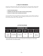 Preview for 5 page of Pearl Abrasive VXRS RAIL SAW Owner'S/Operator'S Manual