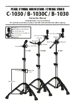 Предварительный просмотр 1 страницы Pearl C-1030 Instruction Manual