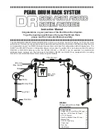 Pearl DR 503 Instruction Manual preview