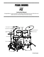 Pearl FORUM FZ Instruction Manual preview