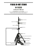 Pearl H-1050 Instruction Manual preview