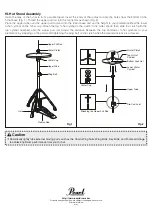 Preview for 2 page of Pearl H-72W Instruction Manual