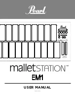 Pearl Malletstation EM1 User Manual предпросмотр