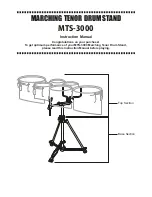 Pearl MTS-3000 Instruction Manual preview