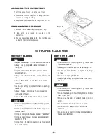 Предварительный просмотр 8 страницы Pearl PA-7R TILE SAW Owner'S/Operator'S Manual