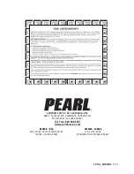 Предварительный просмотр 20 страницы Pearl PA-7R TILE SAW Owner'S/Operator'S Manual