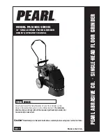 Предварительный просмотр 1 страницы Pearl PA10SDG Series Owner'S/Operator'S Manual