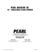 Предварительный просмотр 28 страницы Pearl PA10SDG Series Owner'S/Operator'S Manual