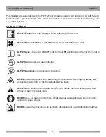 Preview for 5 page of Pearl PA1FS Owner'S And Operator'S Manual